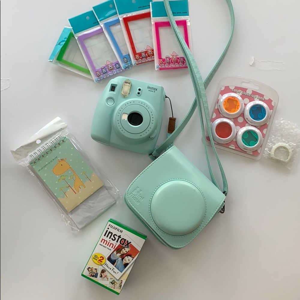 Instax Mini 9 + case and other supplies